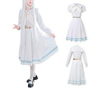 SPSMOKH Costume de costumade Anime Beastars - Costume de loup Legoshi - Costume de lapin pour fille Haru JK - Uniforme scolaire - Costume de couple pour homme et femme (Haru-court, S)
