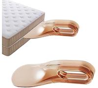 SPSMOKH Lot de 2 rehausseurs de matelas, outil de levage de matelas facile à utiliser pour changer les draps, élévateur ergonomique pour draps de lit et draps plats (ambre)