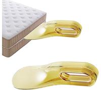SPSMOKH Lot de 2 rehausseurs de matelas, outil de levage de matelas facile à utiliser pour changer les draps, élévateur ergonomique pour draps de lit et draps plats (jaune)