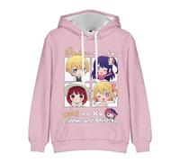 SPSMOKH Sweat à capuche Anime Oshi no Ko Hoshino Ai - Imprimé rubi - Manches longues - Avec poche - Pour garçons et filles, 3, 100