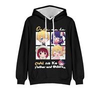 SPSMOKH Sweat à capuche Anime Oshi no Ko Hoshino Ai - Imprimé rubi - Manches longues - Avec poche - Pour garçons et filles, 2, 100