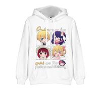 SPSMOKH Sweat à capuche Anime Oshi no Ko Hoshino Ai - Imprimé rubi - Manches longues - Avec poche - Pour garçons et filles, 1, 100