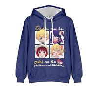 SPSMOKH Sweat à capuche Anime Oshi no Ko Hoshino Ai - Imprimé rubi - Manches longues - Avec poche - Pour garçons et filles, 5, 100