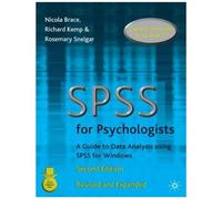 Spss For Psychologists