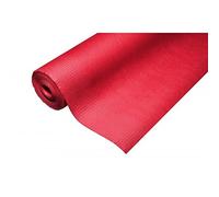 SPSS Mariage Nappe Rouleau en Papier GAUFRÉ 20m Rouge