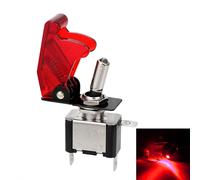 Spst-Joli ¿¿ Bascule Interdit",Lumi¿¿Re Led Pour Allumages,Boost,Bateaux Marins,Voiture De Course,Auto,Hors Route,4x4,Camion,Remorque,Accessoires,"12v - Type Rouge