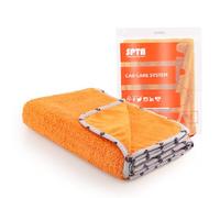 SPTA 1 Serviette de séchage de Voiture en Microfibre, très absorbante, Anti-Rayures, Grande Serviette de Lavage de Voiture pour Le Lavage, Le séchage et Les détails Automobiles, 60,5 x 78,5 cm