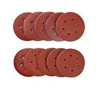 SPTA 100 Pièces 150mm disques abrasifs Disque de Ponçage Disques Abrasifs 40/80/120/180/320/600/800/1000/1500/2000 Grain Idéal pour Poncer/Polir/Dérouiller pour ponceuse excentrique de 6 trous