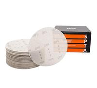 SPTA Abranet Disques abrasifs filet Ø 150mm Velcro, Lot de 50 (80/120/180/240/320 Grain)/Pour toutes les ponceuses excentriques et ponceuses 150mm