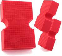 SPTA Lot de 3 Grandes éponges de Lavage de Voiture, Anti-Rayures, Durable et Multi-usages, pour Nettoyage de Surfaces de Lavage de Voiture