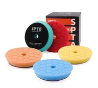 SPTA Lot de 5 éponges de Hex-logiques de 150 mm - pour Polissage, Polissage, éponge, éponge, Ponceuse Excentrique de 150 mm