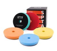 SPTA Lot de 5 éponges de Polissage de 150 mm pour, Tampon de Polissage, éponge, Polissage, Polissage, Ponceuse Excentrique de 150 mm