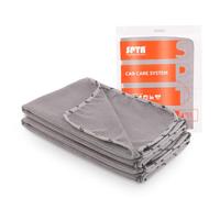 SPTA MT033 Lot de 2 Serviettes de séchage en Microfibre pour Lavage de Voiture, Tissage gaufré très Absorbant, Anti-Rayures, Grand Chiffon de Nettoyage pour détails Automobiles, 380 g/m², 64 x 87,1