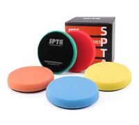 SPTA Pad, Tampon de 5 Pièces 125mm Éponge de Kit de pour Voiture Polisseur Tampon Pad Disque pour 125mm RO/DA Double Action polisseuse Polissage