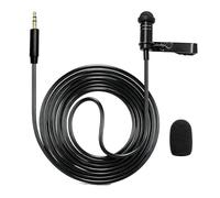 SPTSSWET 3,5 mm TRS Microphone Lavalier Mini Pour DJI Mic 2 | Pour Rode Wireless Go II, Omnidirectionnel, Micro-Cravate Filaire à Condensateur, Pour Vlog nterview Streaming