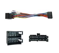 SPTSSWET Adaptateur Autoradio 20 Broches vers Iso Autoradio Adaptateur De Rechange pour Écran Din Stéréo De Voiture Fils d'Accessoires Universels avec Lignes De Commande Au Volant Et Inverse 21.5 Cm