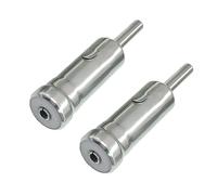 SPTSSWET Adaptateur d'antenne Radio DIN mâle vers ISO Femelle Antenne Voiture Adaptateur Antenne Radio FM/AM Stéréo Universel pour Véhicule 2 pièces