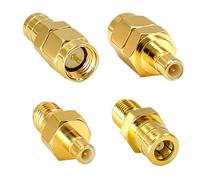 SPTSSWET Adaptateur SMA à SMB Connecteur 4 Kit Convertisseur Coaxial RF | pour Antenne Voiture Dab 4G LTE Autoradio Satellite Dab Radio Câble Pigtail