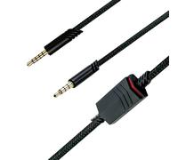SPTSSWET Câble Audio Auxiliaire De Remplacement Pour Astro a10/a30/a40/a50 | Pour Casques Gaming, Pour Ps4/Ps5/Xbox Series x/Pc ,Câble Renforcé En Nylon, 2 m, Noir
