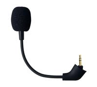 SPTSSWET Micro de Rechange pour Kingston pour HyperX Cloud 2 II Pré-2021 1ère Édition,pour Hyper Cloud Core Pro Silver x Casque Gaming Détachable Anti-Bruit Microphone pour PS5 PC, Jack 3,5 mm, Noir