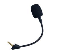 SPTSSWET Micro de Rechange pour Kingston pour HyperX Cloud Alpha S Pro pour PS4 Xbox Computer PC Détachable Anti-Bruit Microphone Casque Gaming pour PS4, Xbox One, PC, Jack 3,5 mm, Noir 16cm