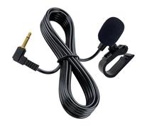 SPTSSWET Microphone de 3,5 mm Micro Externe Mic pour JVC pour Kenwood pour Sony pour Alpine pour Stéréo Radio GPS DVD,Câble de 3 M