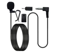 SPTSSWET Microphone de Voiture 3.5mm avec Adaptateur 2.5mm Compatible avec JVC pour Kenwood pour Alpine pour Pioneer pour Jensen pour Boss Micro Externe Stéréo GPS DVD Câble 3M