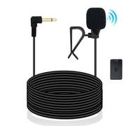 SPTSSWET Microphone de voiture mains libres de 3,5 mm compatible avec Sony Kenwood Boss Corehan Power JVC Jensen Alpine 3 m
