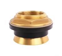 Spud d'urinoir en laiton de 3,8 cm pour pièces de valve de chasse d'eau | Spud de rechange robuste pour placard, joint étanche pour norme américaine, installation facile
