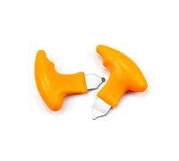 Spudger Pry Tools Lot de 2 outils d'ouverture et de retrait de couvercle arrière pour montres intelligentes et appareils électroniques, poignée en polypropylène avec pointe en acier, compact 8,4 x 7,8