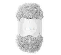 Spülschwammgarn Creative Bubble Metallic Silber