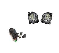 SPUFKGE Antibrouillard Kit Phares Antibrouillard LED Cache Grille Faisceau Câbles Pour VW T5 Pour Transporter Pour Multivan Pour Caravelle 2003-2010(LED and wires)