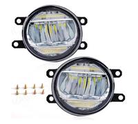 SPUFKGE Antibrouillard Phare Antibrouillard LED 2 En 1 Avec Feux Jour Pour Toyota Pour Corolla Pour Camry Pour Prius Pour Tacoma Pour RAV4 12 V