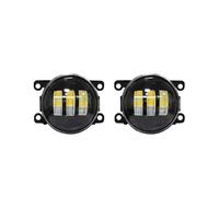 SPUFKGE Antibrouillard Phare Antibrouillard LED Étanche 8000 Lm 30 W Blanc/jaune 12 V Pour Land Pour Rover Pour Range 2009-2012 Pour Freelander 2 2006-2014(P-White Yellow)