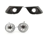 SPUFKGE Antibrouillard Pour Mazda 3 Axela 2014 2015 2016 - Cache Phare Antibrouillard À LED Grille Protection BKD1-50-C21(2 Piece L and R,Halogen and covers)