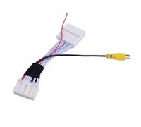 SPUFKGE Câbles Adaptateurs pour Caméra De Recul Et Système Navigation Automobile pour Fiat 124/124 pour Spider (348) 2017 HD Vue Arrière Caméra Recul