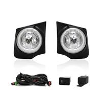 SPUFKGE LED Feux anti-brouillard DLAA Phare Antibrouillard Pour Mitsubishi Pour TRITON L200 2015 2016 2017 2018, Pare-choc Avant, Phares Conduite Avec Interrupteur Fils 12V(LED YELLOW)