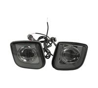 SPUFKGE Phare Moto Feu Antibrouillard LED Pour Moto Pour Goldwing Pour GL1800 2012-2017 Pour F6B 2013-2017 Pour Valkyrie 1800 2014-2015(Gray Lens)