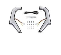 SPUFKGE Phare Moto Pour Polaris Pour RZR XP Pour XP4 1000 2014-2018 Pour RZR-4 900 2015-2020 UTV ATV Croc Avant Pour Feux D'accentuation Clignotant À LED