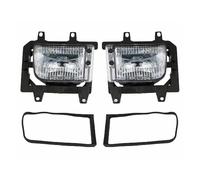 SPUFKGE Phare Voiture Ensemble De Phares Antibrouillard Sans Ampoule, Pour Pare-choc Avant Pour E30 E30 318I 325I 325E, 63171385945 63171385946 Phare Assemblage(C)