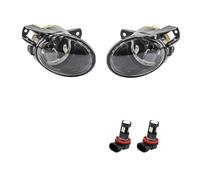 SPUFKGE Phare Voiture Feux Antibrouillard Pour VW Pour Passat B6 2006-2011 LED Phares Avant Antibrouillard Halogène Phares Antibrouillard Couverture Lampe Conduite Phare Assemblage(LED fog)