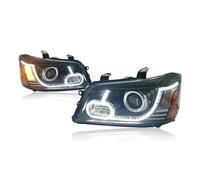 SPUFKGE Phare Voiture Phares De Projecteur LED Pour Toyota Pour Highlander Pour SUV 2001 2002 2003 2004 2005 2006 2007 Feux Avant Feux De Croisement Phare Assemblage