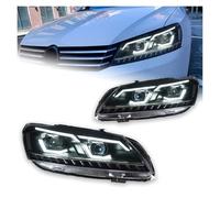 SPUFKGE Phare Voiture Phares LED DRL Hid Pour VW Pour Passat B7 2011-2016 Projecteur Bi-xénon Lentille Accessoires Automobiles Style Automobile Phare Assemblage