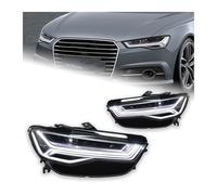 SPUFKGE Phare Voiture Phares LED Pour A6L 2012-2018 Phares DRL Dynamiques Feux Croisement Et De Route Accessoires Style Automobile Phare Assemblage(16-18)