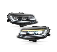 SPUFKGE Phare Voiture Phares Projecteur À Double Faisceau DRL Pour Chevrolet Pour Chevy Pour Camaro 2016 2017 2018 LT SS RS ZL LS Ensemble Phares À LED Phare Assemblage