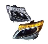 SPUFKGE Phare Voiture Phares Voiture À LED Pour Benz Pour Vito W447 E32 2016-2022 Kit D'accessoires Pour Lentilles De Projecteur Phare Assemblage