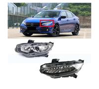 SPUFKGE Phare Voiture Pour CIVIC 10th 2016 2017 2018 2019 2020 lampe frontale lumière phare LED pare-chocs avant lampe frontale Phare Assemblage(LED,Côté droit)