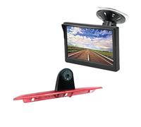 SPUFKGE pour Ford pour Transit Van 2015-2020, Moniteur De Vue Arrière avec Ventouse Support Feu Stop Caméra, Écran LCD TFT HD 5 Pouces HD Vue Arrière Caméra Recul