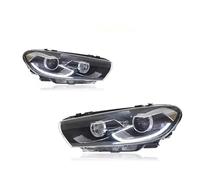 SPUFKGE Projecteur Principal Assemblages Phares Voiture LED Plug And Play Pour VW Pour Scirocco 2009-2013 2014 2015 2016 2017 Feu Clignotant Frein DRL Antibrouillard Feux Avants Auto