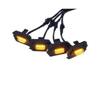 SPUFKGE Projecteur Principal Calandres De Course Avant Led Pour Ranger T9 2023 +, Pour Wildtrack Feux Antibrouillard Accessoires Automobiles Ambre Feux Avants Auto(AMBER LED)